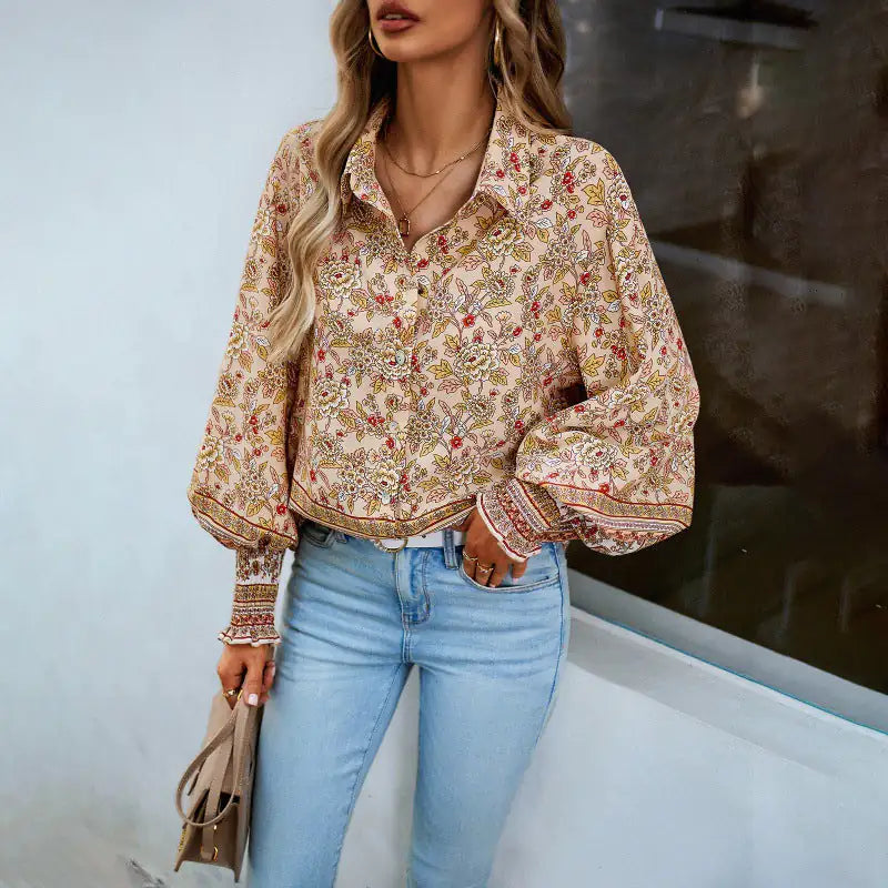 ZOMERSE BLOUSE MET PRINT