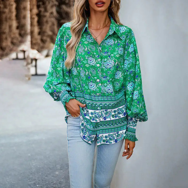 ZOMERSE BLOUSE MET PRINT